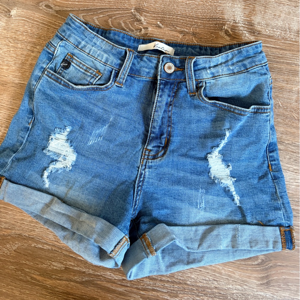 KanCan Blue Denim Shorts